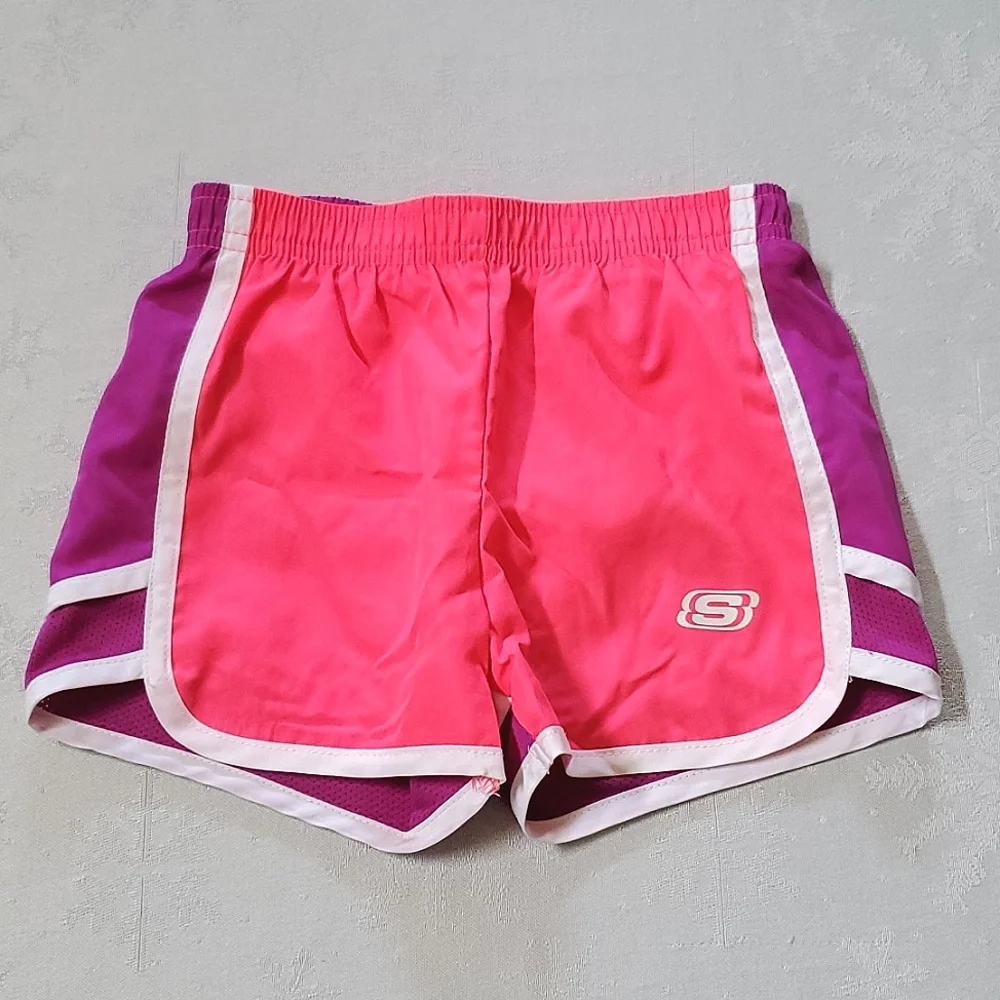 Skechers Lot of (2) Pair of Shorts Little Girls Size 4 - Picture 5 of 8